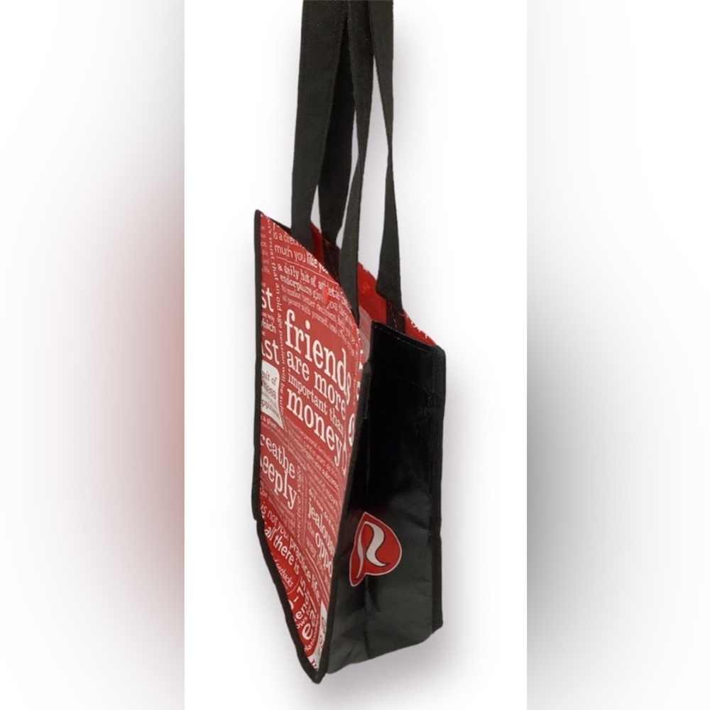 Lululemon Reusable Small Tote “friends are more important than money” - Picture 6 of 6